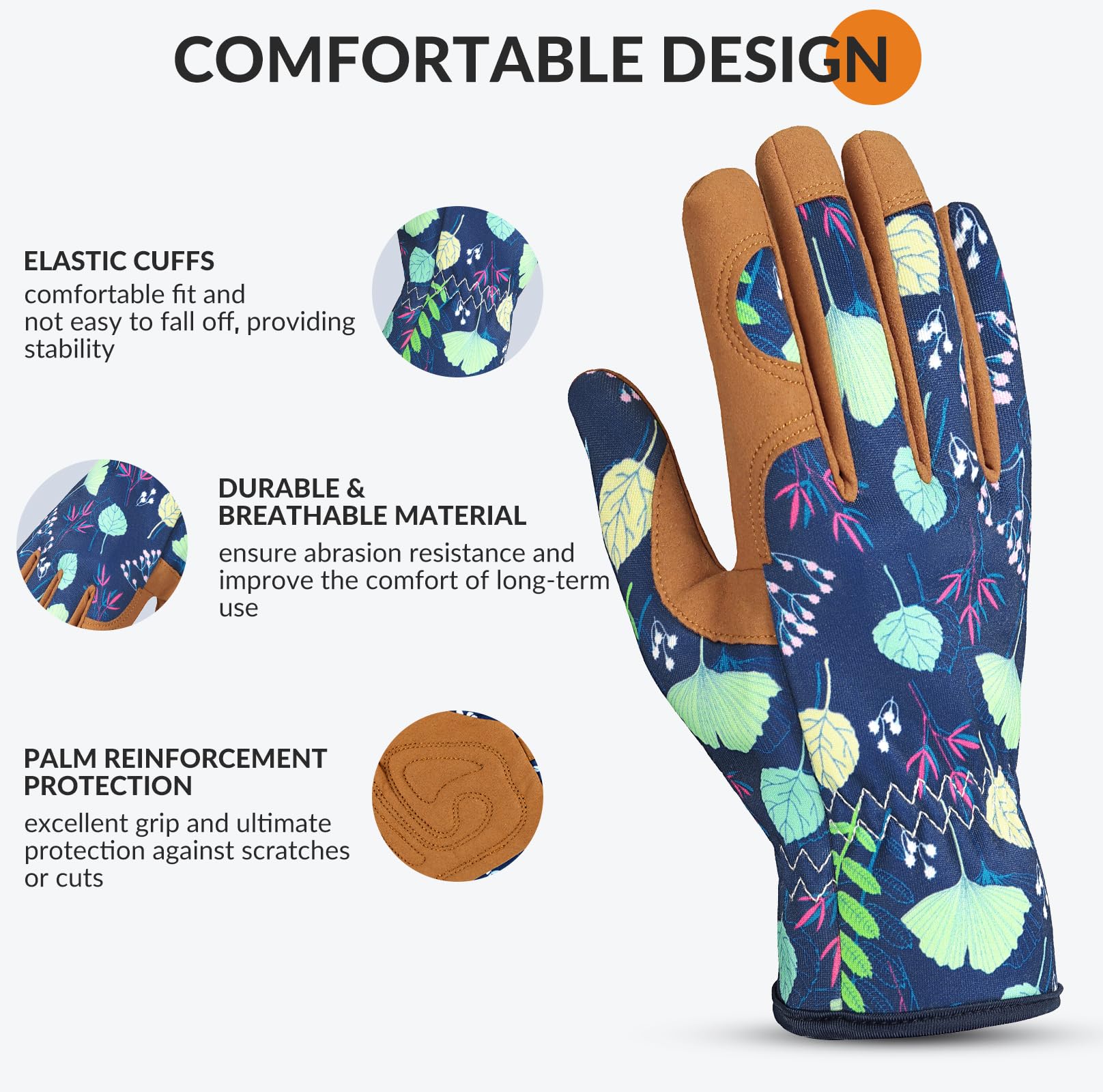 Trifabricy Garden Gloves in use while gardening