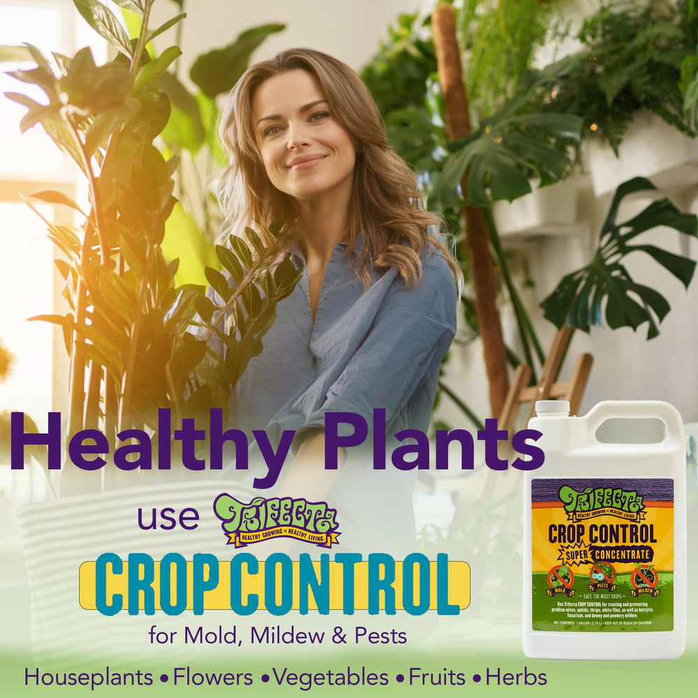 Trifecta Crop Control measuring out 1/2 ounce for mixing