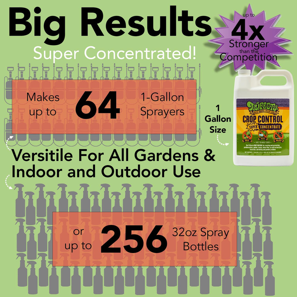 Trifecta Crop Control natural pesticide in garden setting