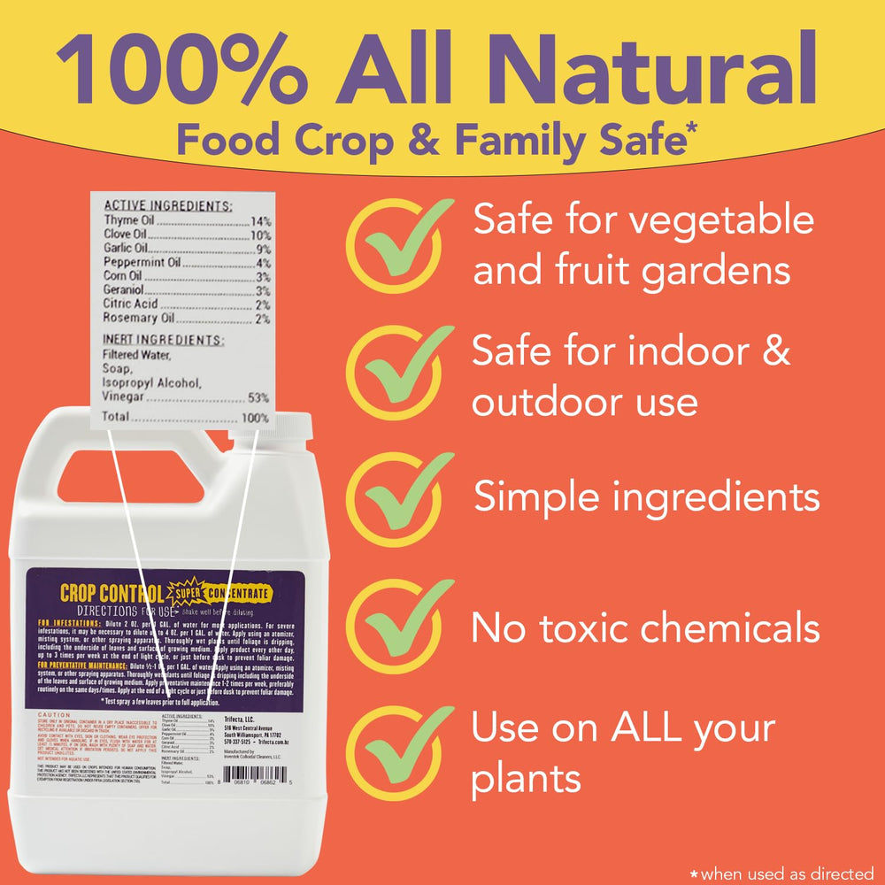 Trifecta Crop Control Super Concentrate bottle side view