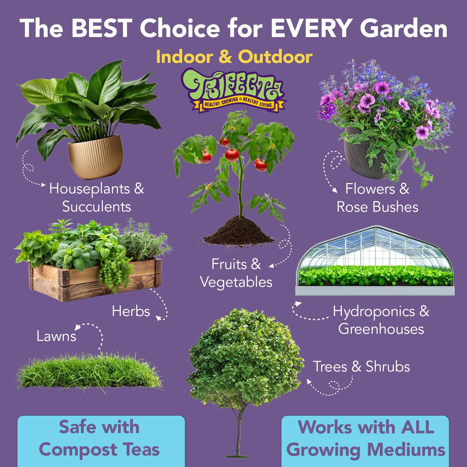 Trifecta Myco Root Stimulator in a garden setting