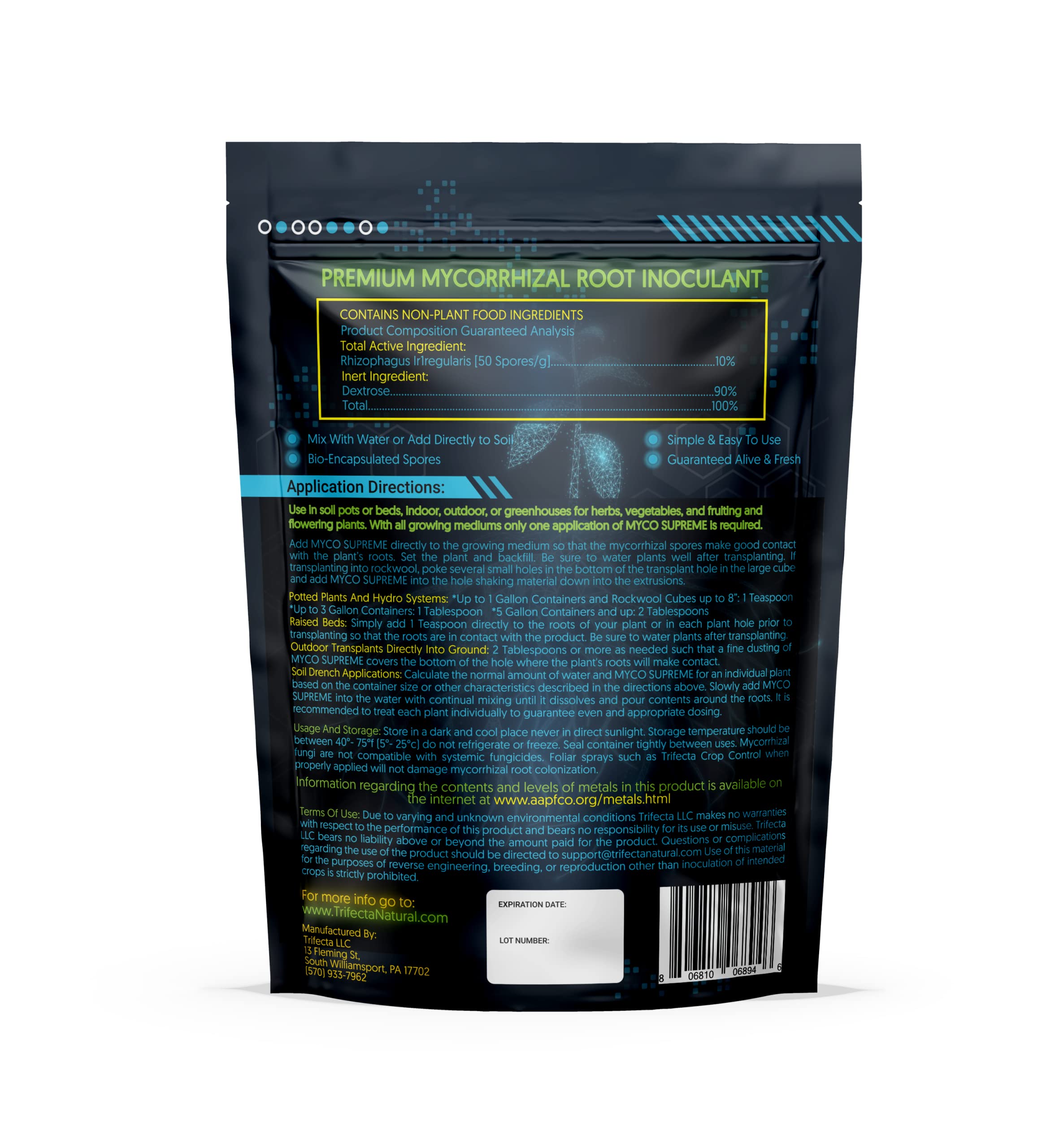 Trifecta Myco Root Stimulator in hydroponics