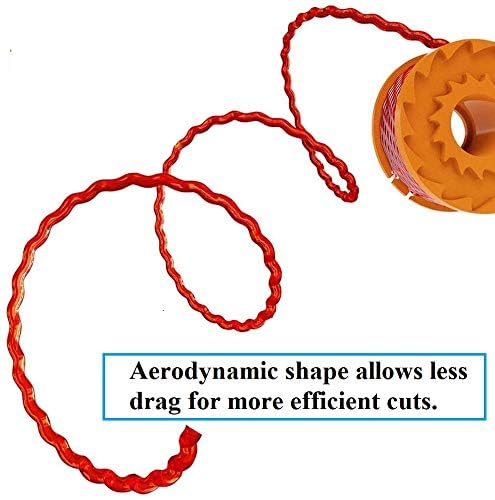 Trimmer spool line for Worx models with orange colour