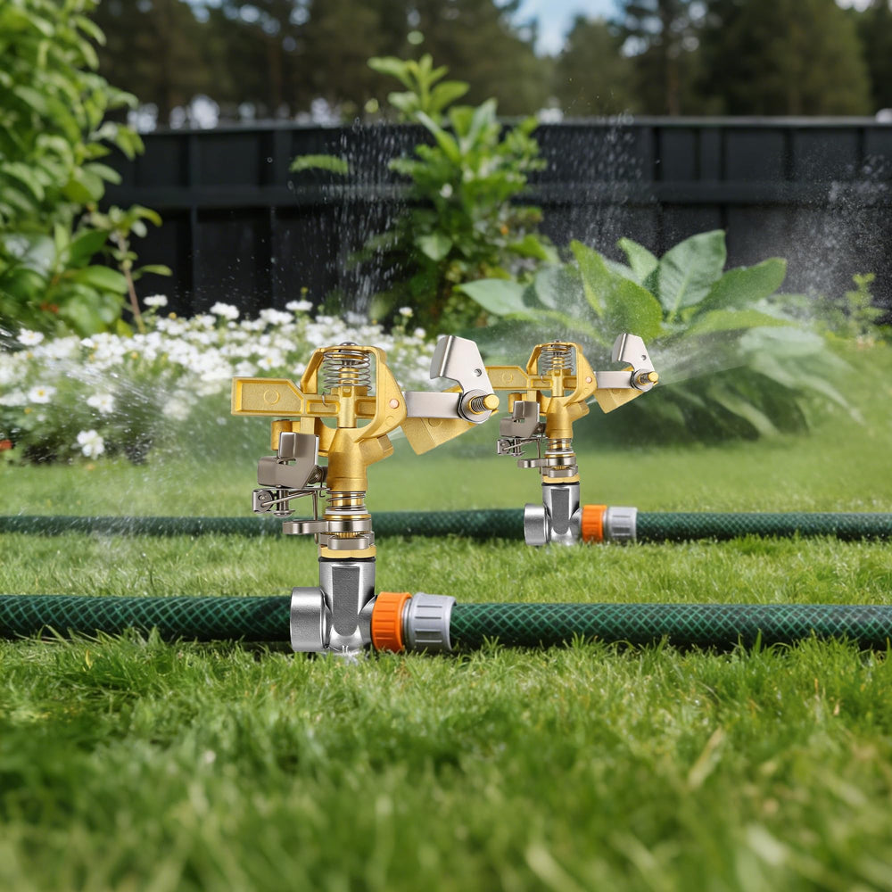 Triumpeek Impact Sprinkler adjustable settings demonstration