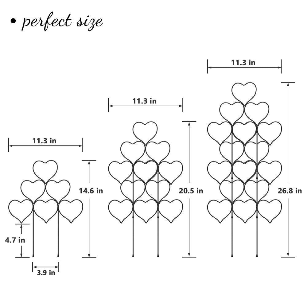 Trlzey Plant Trellis stackable design with climbing plants