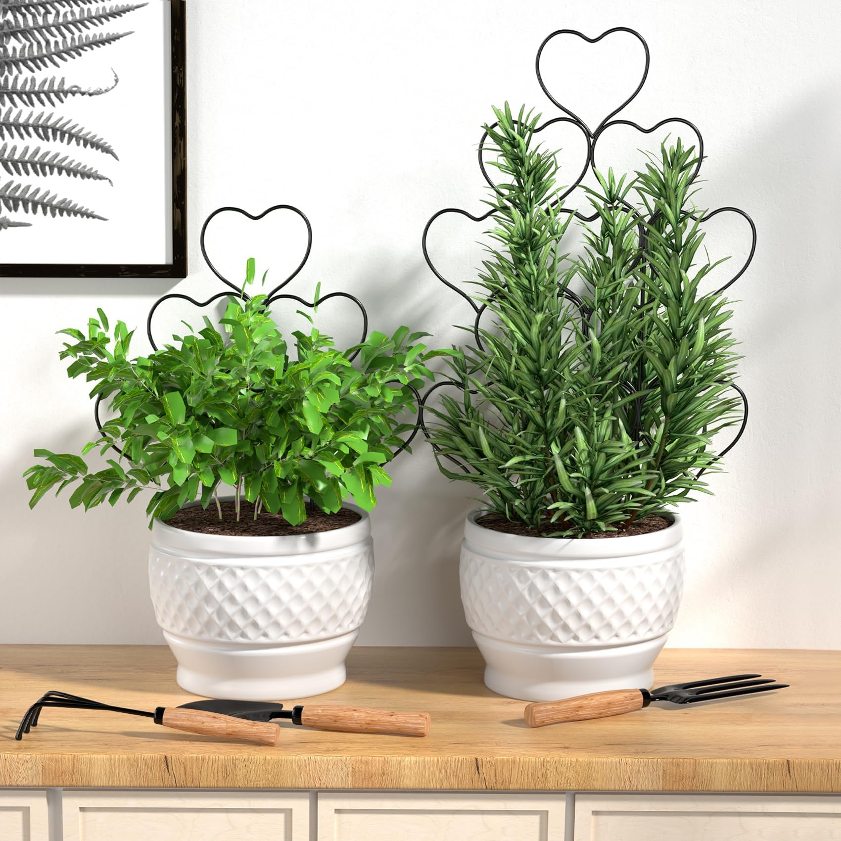 Trlzey Plant Trellis stacked at maximum height of 26.8 inches