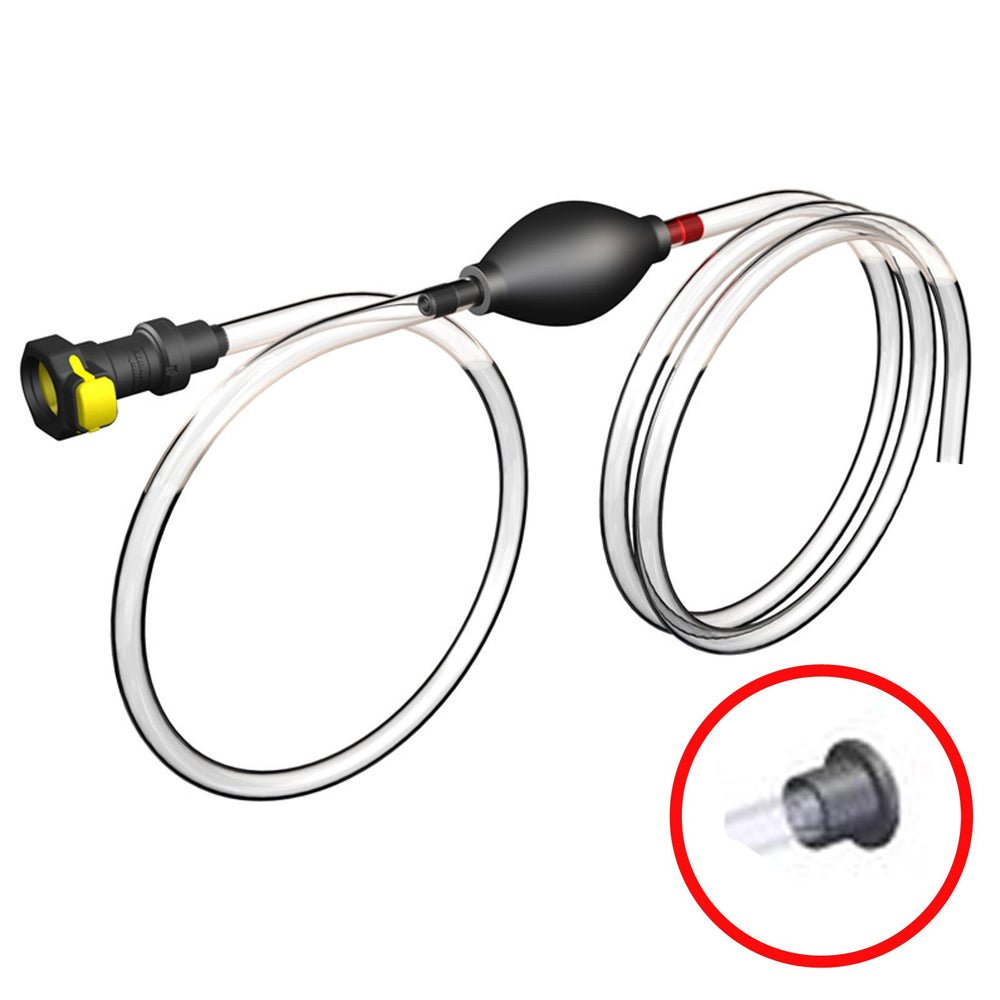TROJAN Flow-Rite Hand Pump side view with HydroLink connection