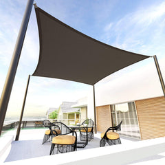 Tronssien 10'x13' Sun Shade Sail in Graphite, front view