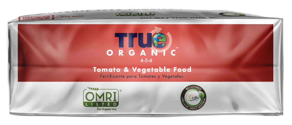 True Organic Tomato & Vegetable Food packaging details