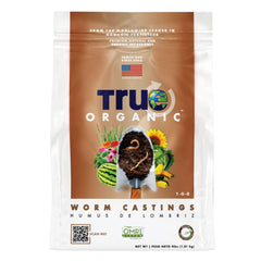 True Organic Worm Castings 4 lbs packaging front view