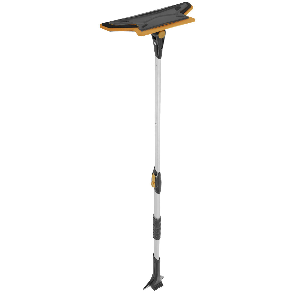 TRUE TEMPER 52-Inch snow brush front view with EVA foam head