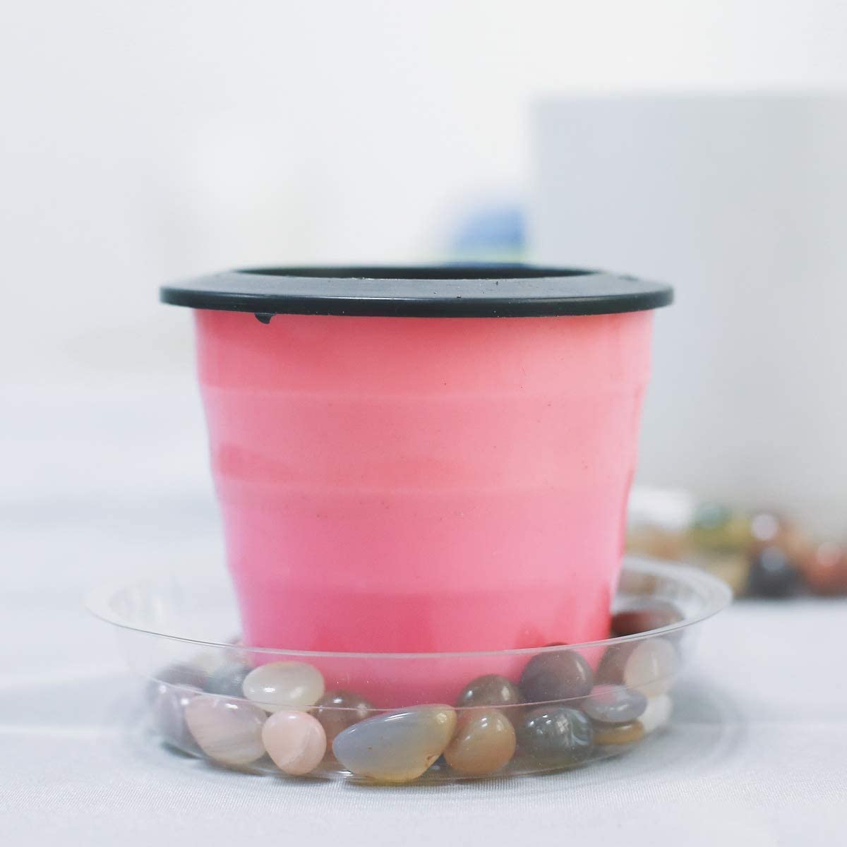 TRUEDAYS clear plastic plant saucer packaging