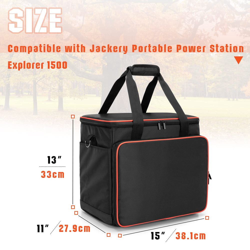 Trunab Travel Bag with Jackery Explorer 1500 inside