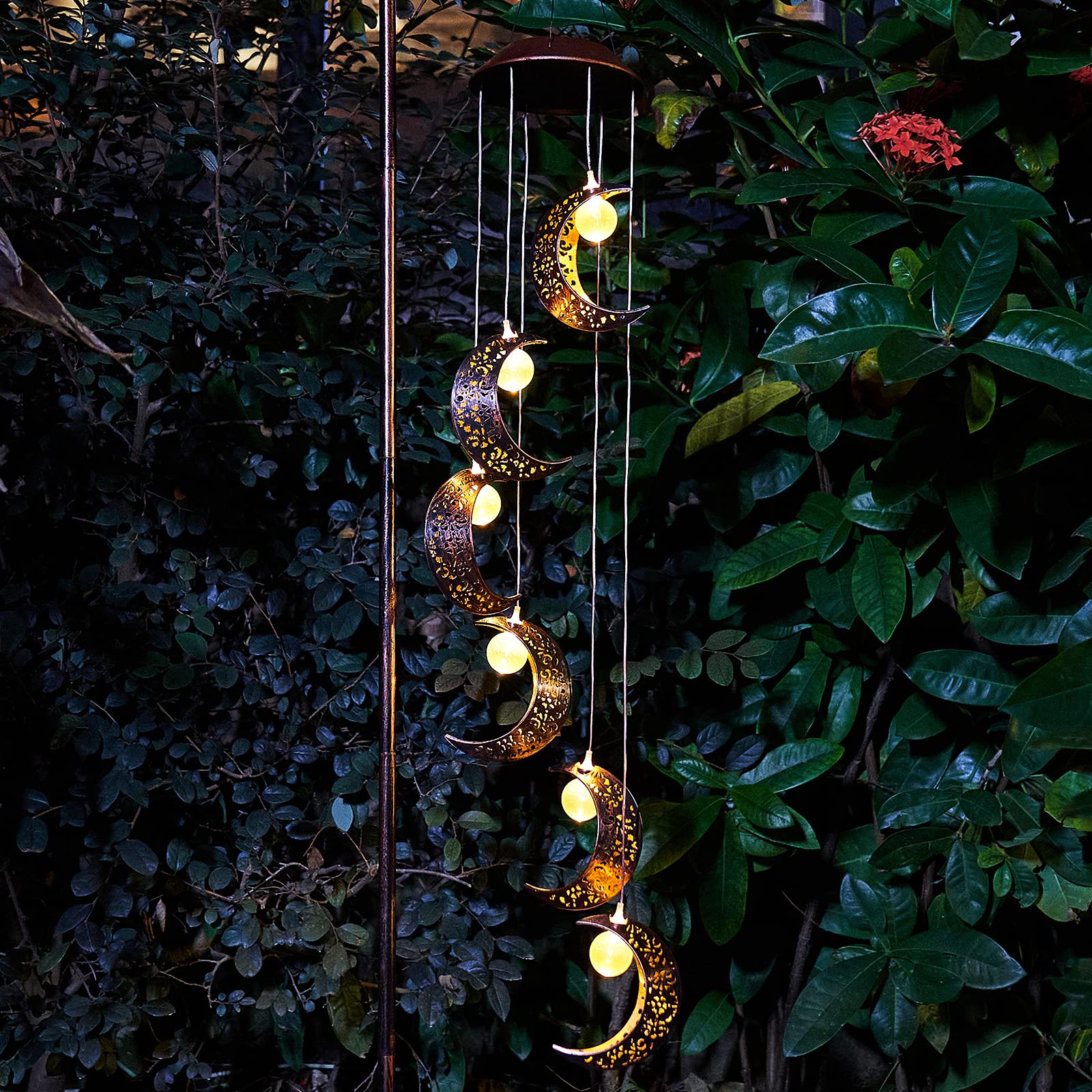 Tryme Solar Wind Chimes packaging display