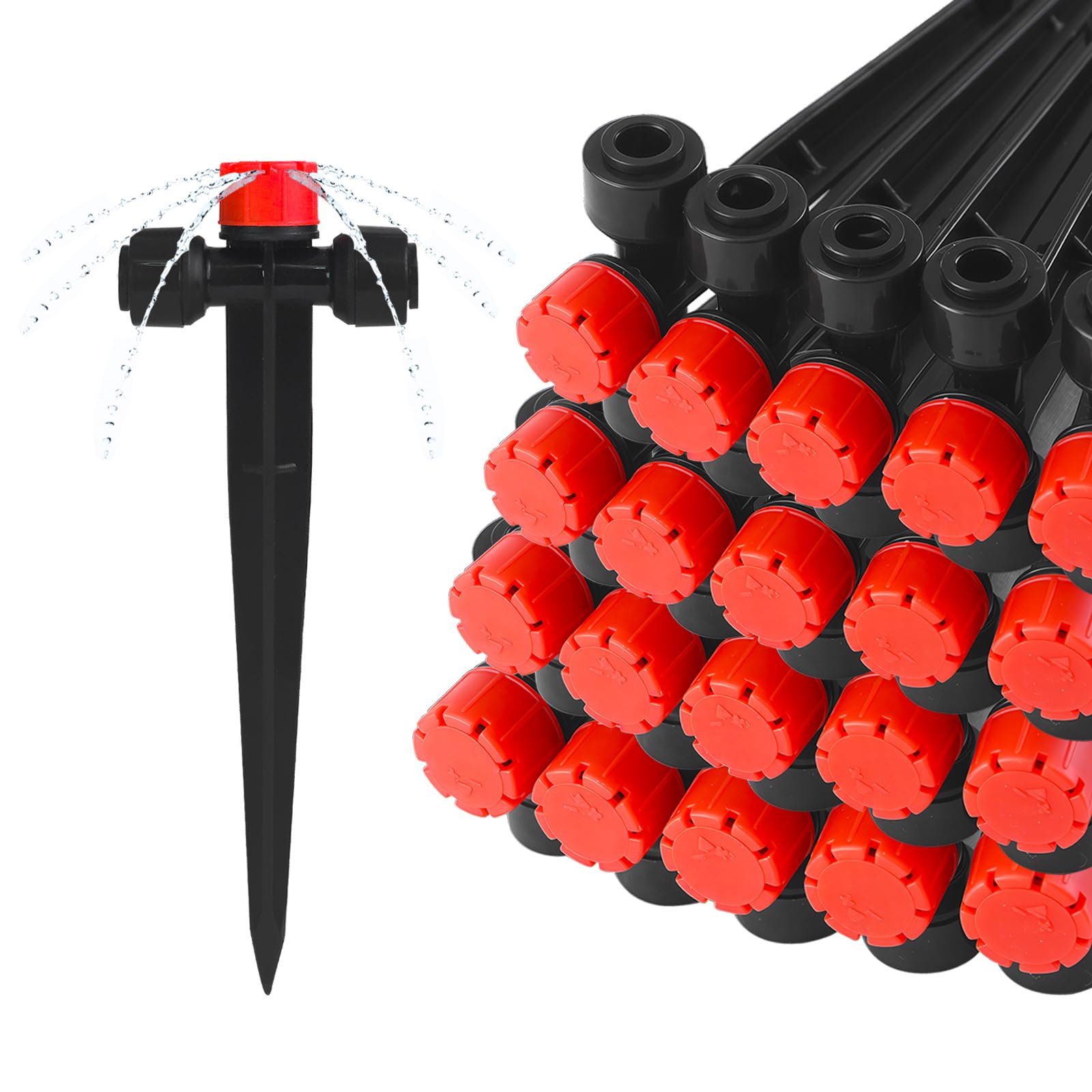 TTioDri 20 Pcs Drip Irrigation Emitters pack front view