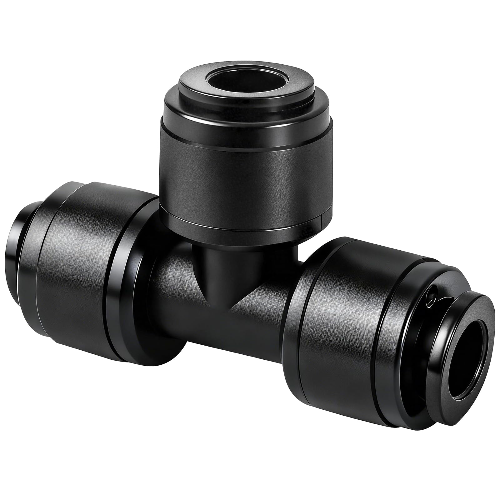 TTioDri 30 Pack 1/4 Inch Drip Irrigation Tee Connectors in packaging