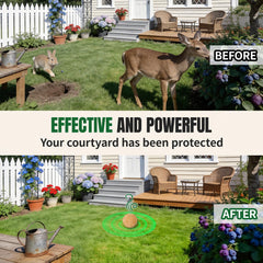 Tubadros Deer Repellent packaging with details on usage
