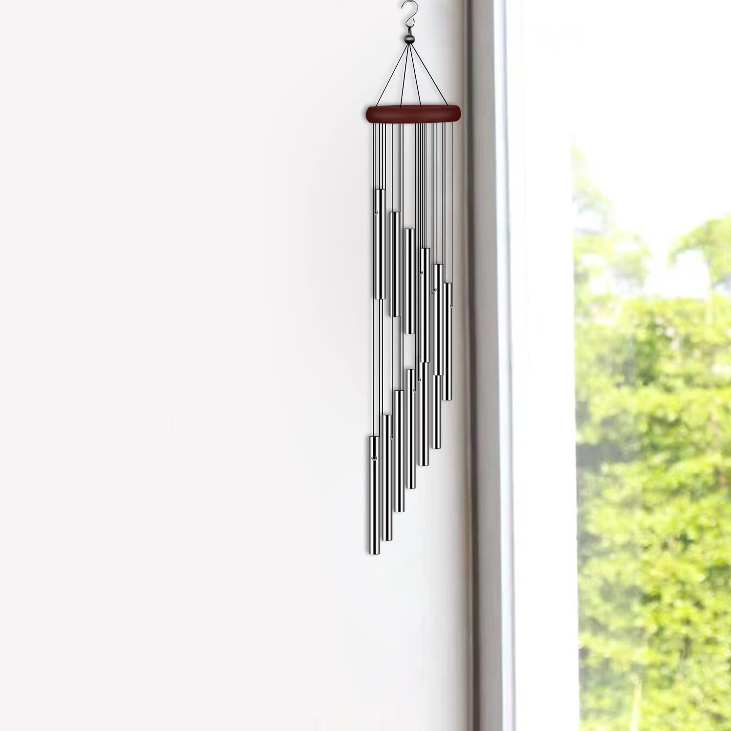 tujol Wind Chimes packed in box with label