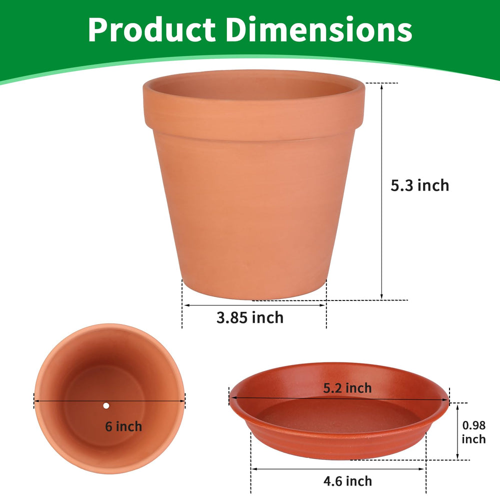 Tuqaumu terracotta pots stacked in elegant gift-style packaging