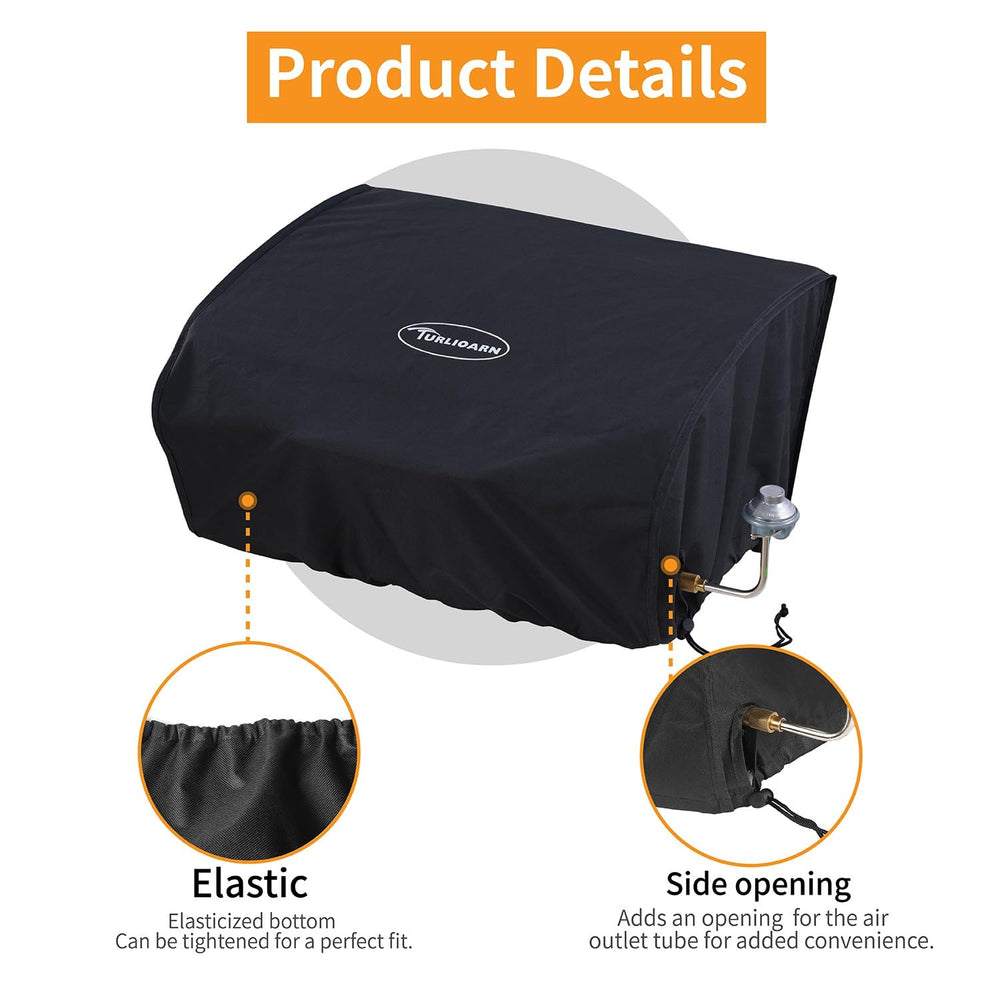 TURLIOARN 17" Griddle Cover with drawstring and fastening strap