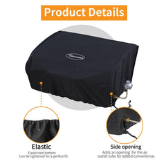 TURLIOARN 17" Griddle Cover with drawstring and fastening strap