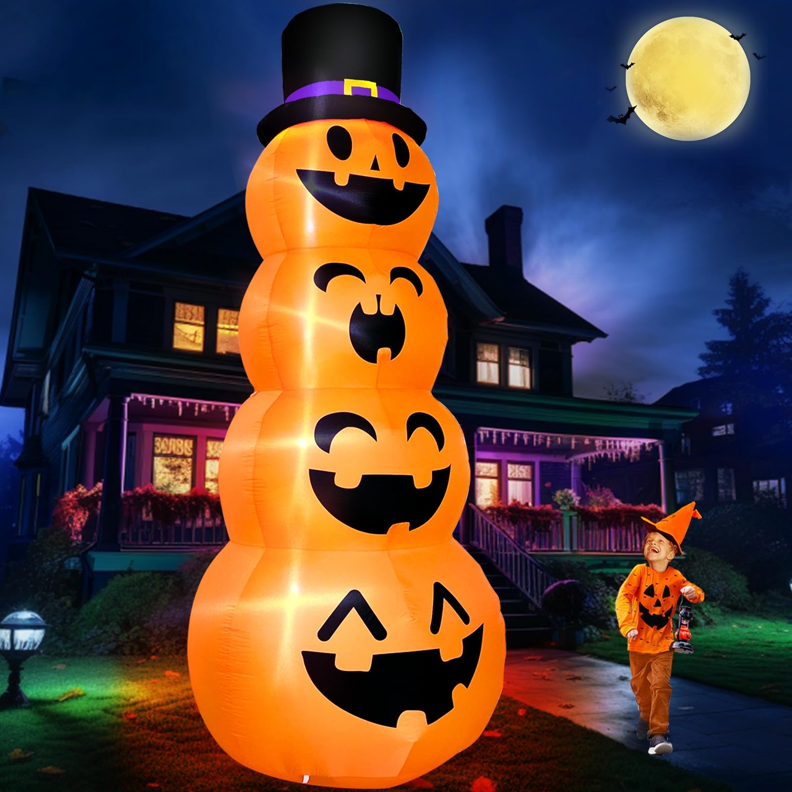 TURNMEON inflatable pumpkin packed for storage
