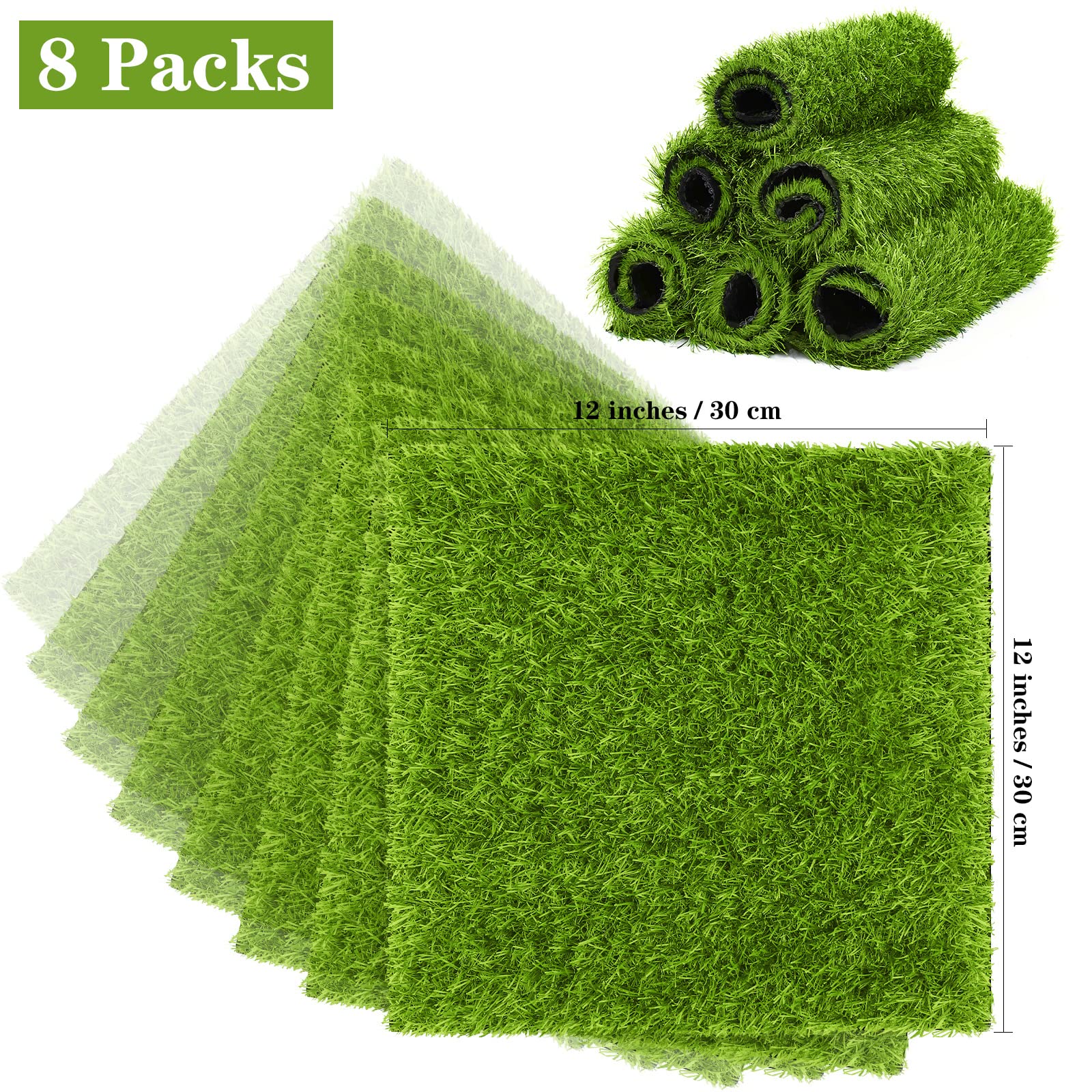 TURSTIN artificial grass mat showing drainage holes