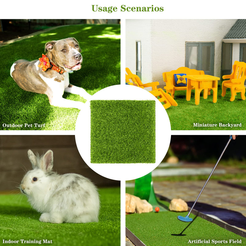 TURSTIN artificial grass mats in a pet-friendly garden