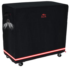Turtle Life BBQ Grill Cover 46 Inch front view in black