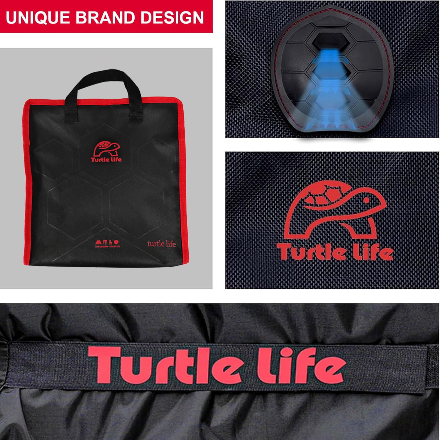 Turtle Life BBQ Grill Cover with air vent hole