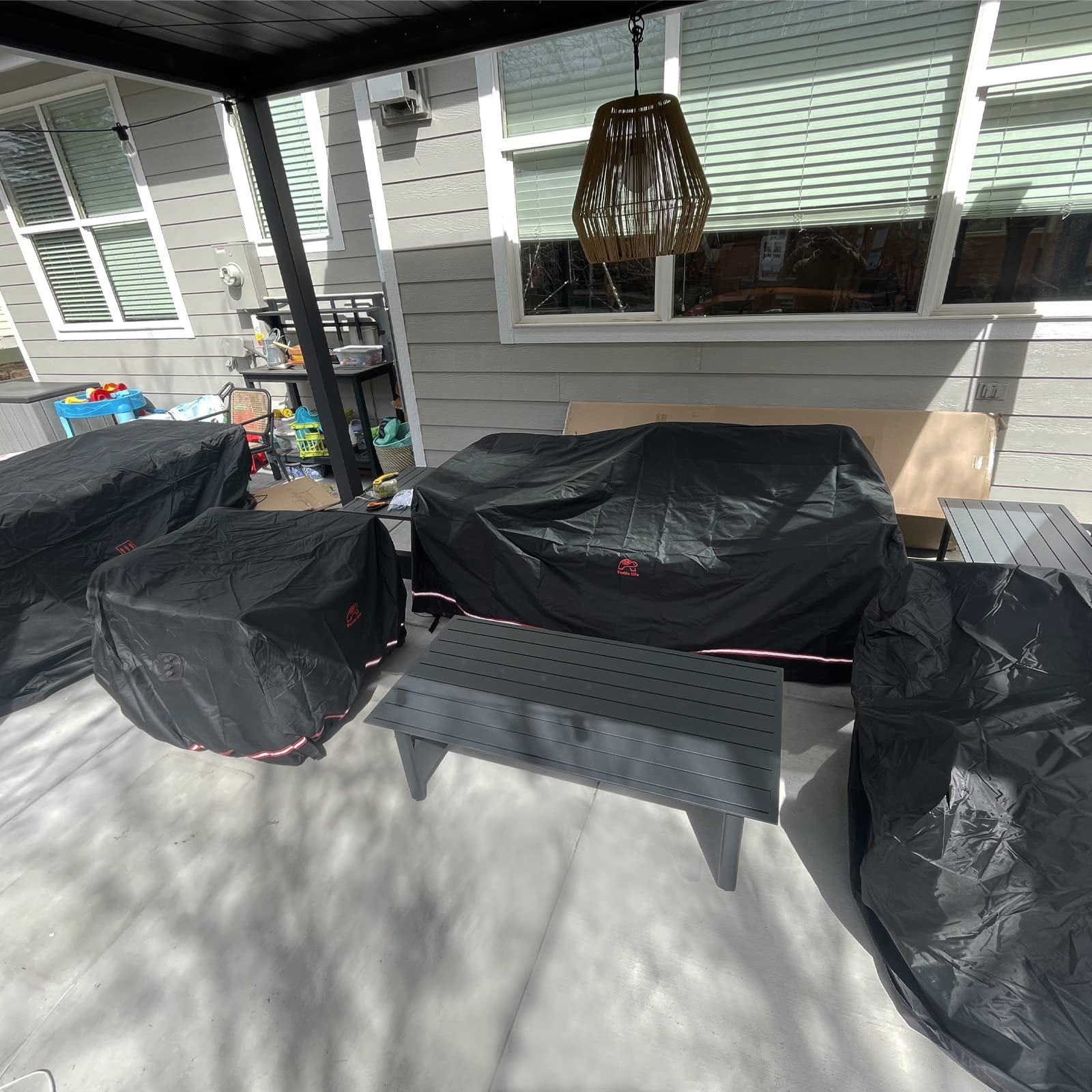 Turtle Life Patio Chair Cover with ventilation holes