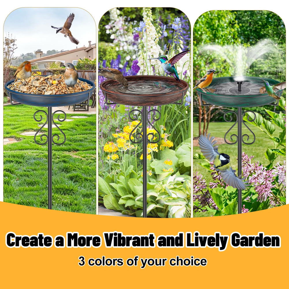 TUSPEU Bird Bath easy assembly parts