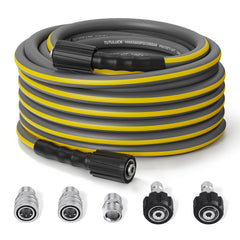 TUTULUCK Pressure Washer Hose 50ft grey and yellow colour