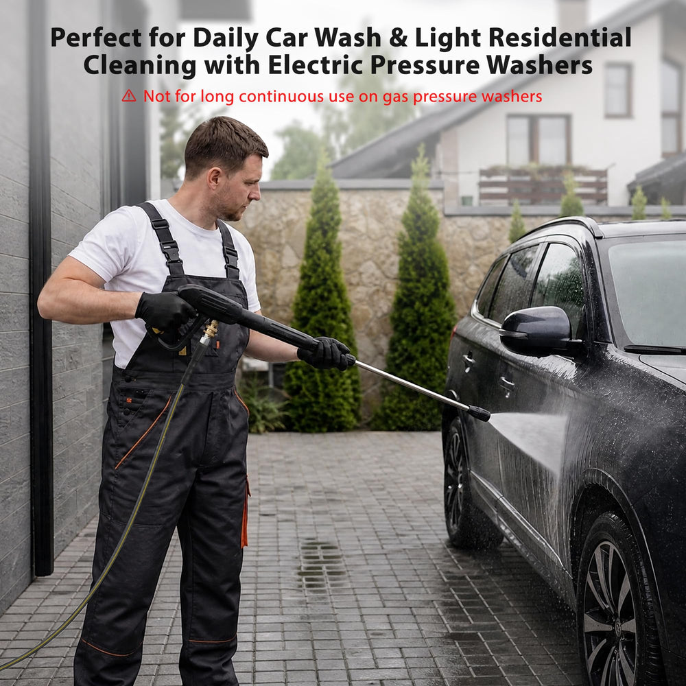 TUTULUCK Pressure Washer Hose under high-pressure use