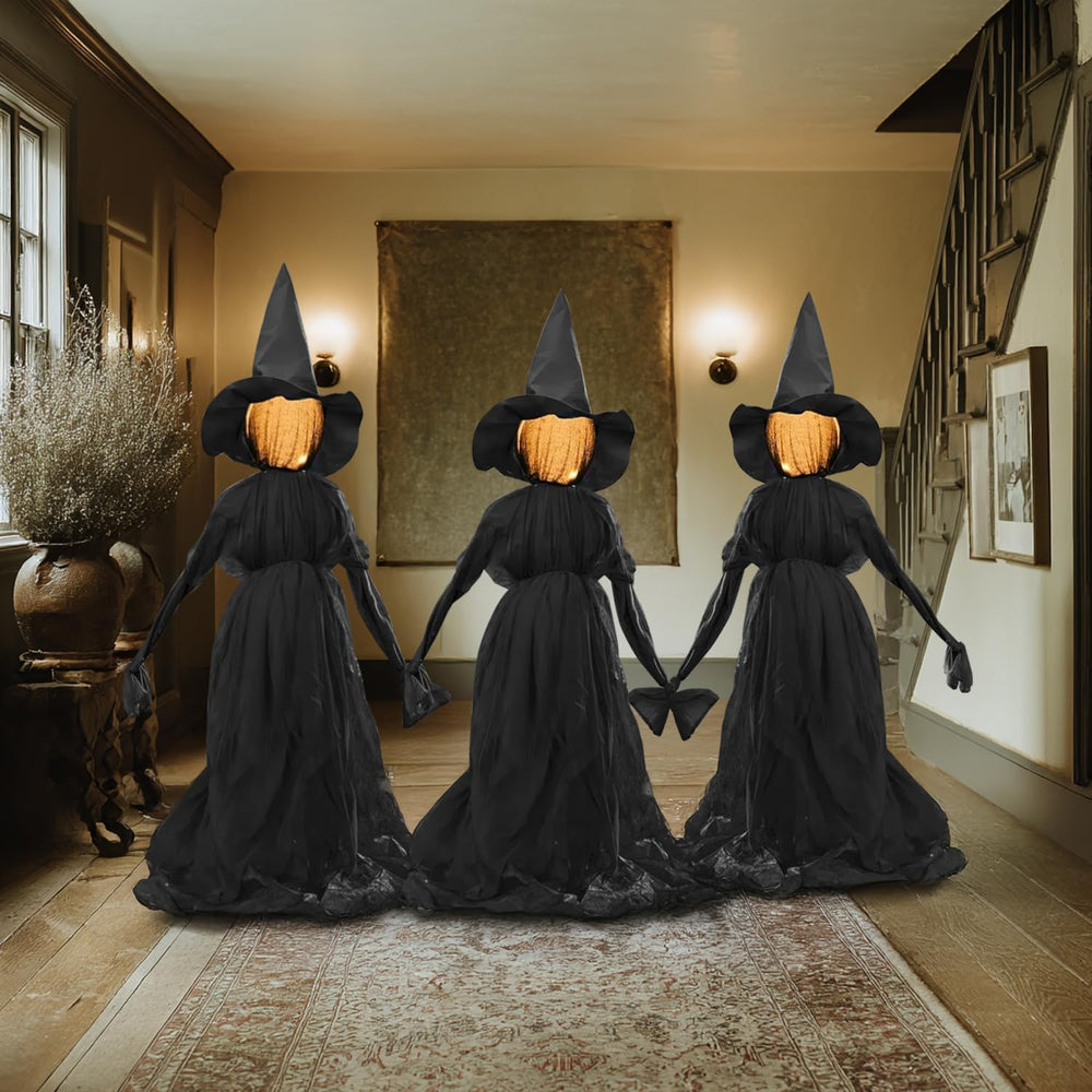 TW SHINE Halloween decorations installed in a yard