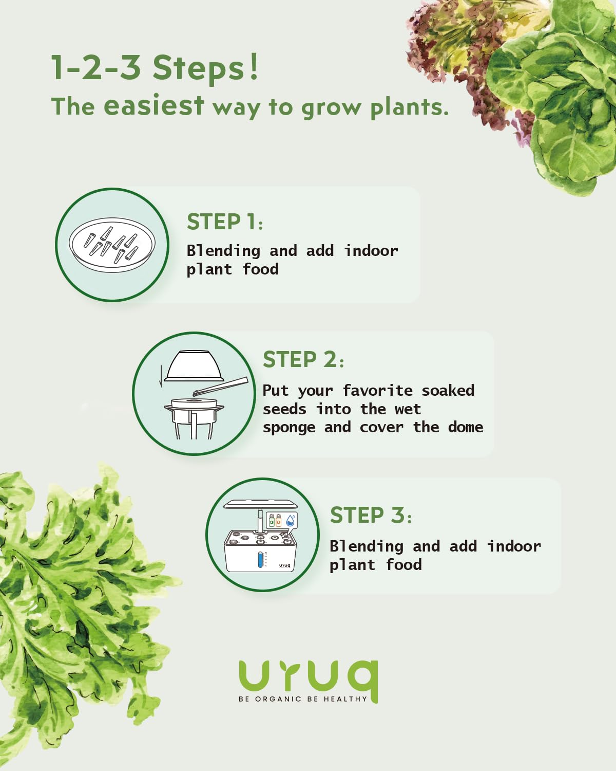 Tweezers included in the URUQ Hydroponic Pods Kit