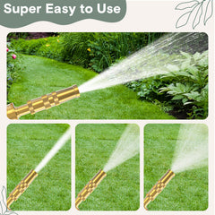 Twinkle Star garden hose nozzle in use washing a car