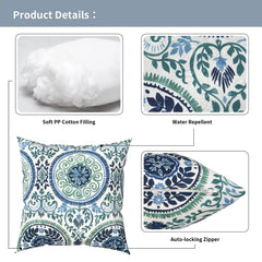 TWLEAR Outdoor Pillow on garden sofa
