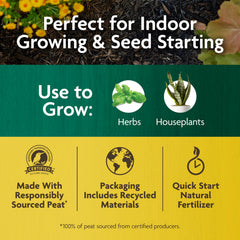 Two bags of Miracle-Gro Organic Indoor Potting Mix side by side