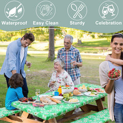 two bench covers from misaya picnic table cover set