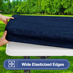 Two bench covers included in Smiry Picnic Table Cover Set