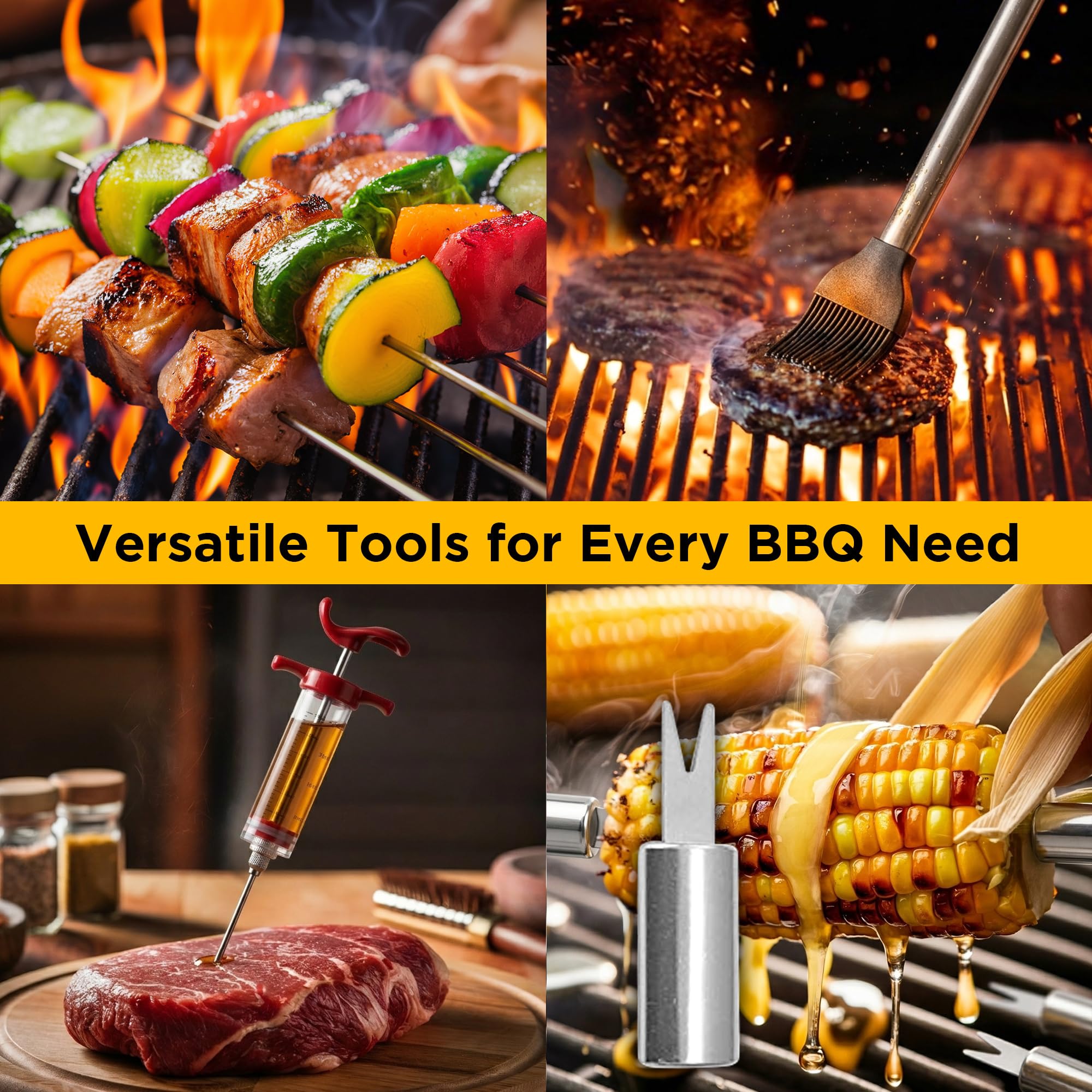 Two grill gloves included in Kaluns BBQ accessories
