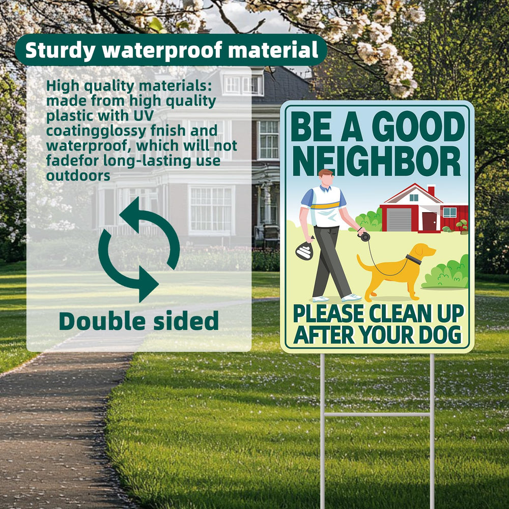 Two GXGGUS dog signs side by side