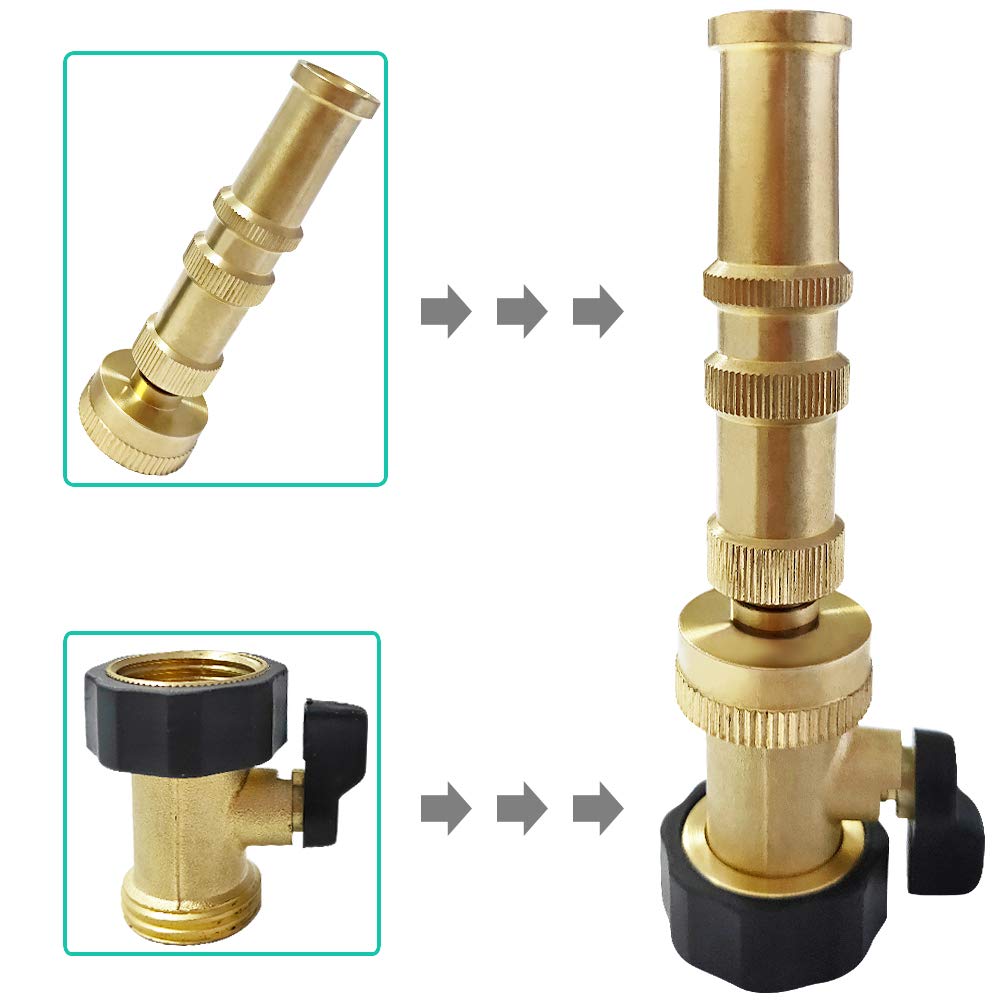 Two HQMPC Brass Shut Off Valves together