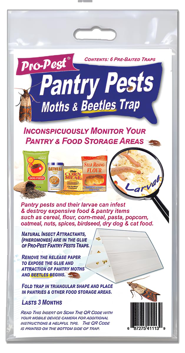 Two JF Oakes Pro Pest Pantry Moth Traps displayed on a shelf