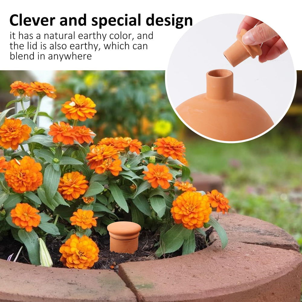 Two Lovely Ran Terracotta Watering Pots in packaging
