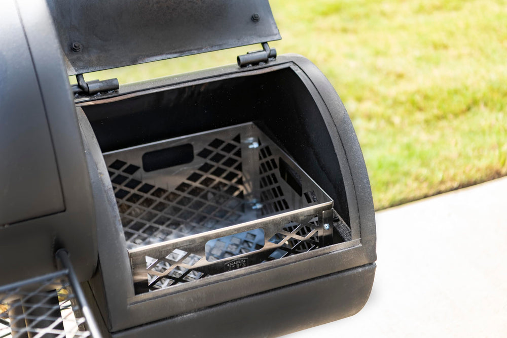Two Oklahoma Joe's Surface Temperature Gauges side by side on grill