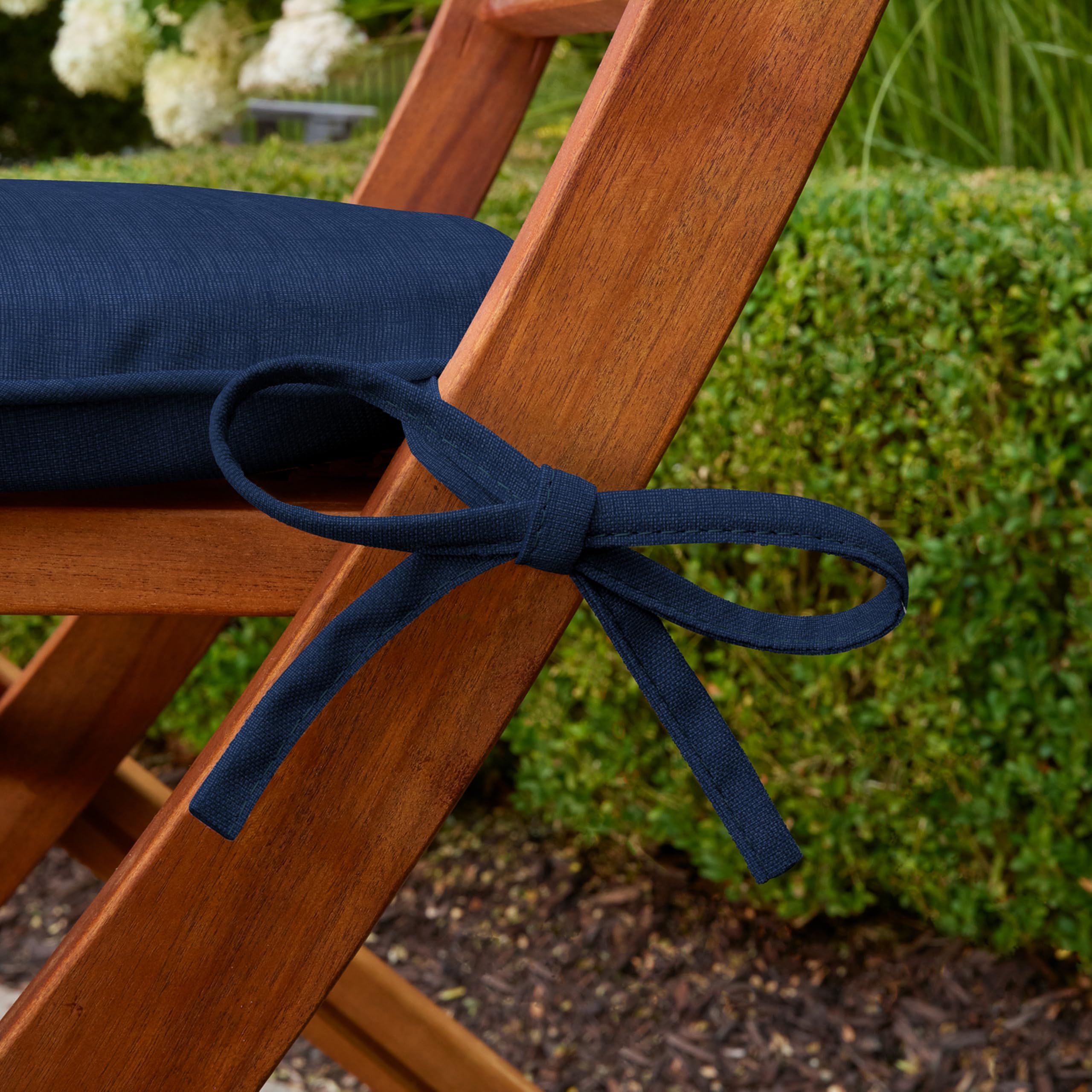 Two-pack of Arden Selections Foam Seat Pads with ties