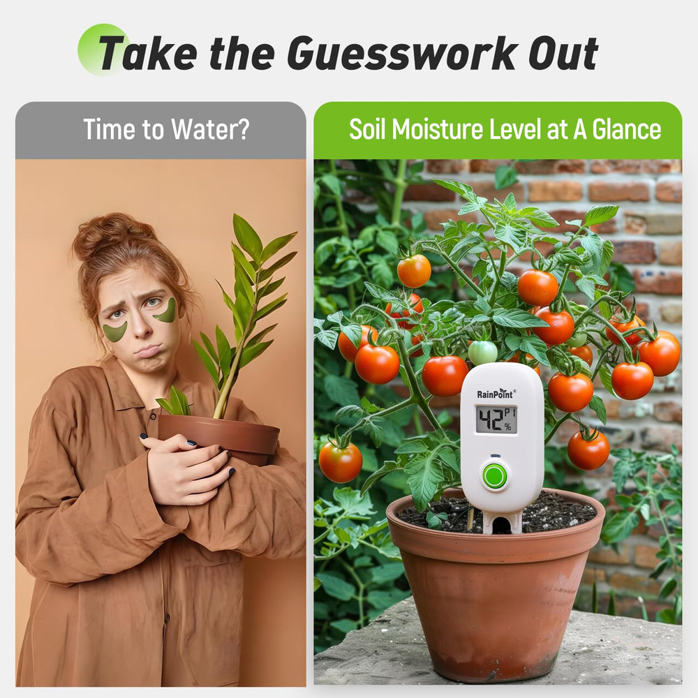 Two-pack of RAINPOINT Smart Soil Moisture Meters