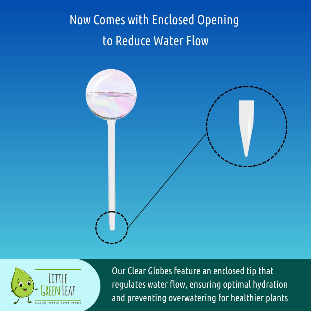 Two pack of watering globes in decorative packaging
